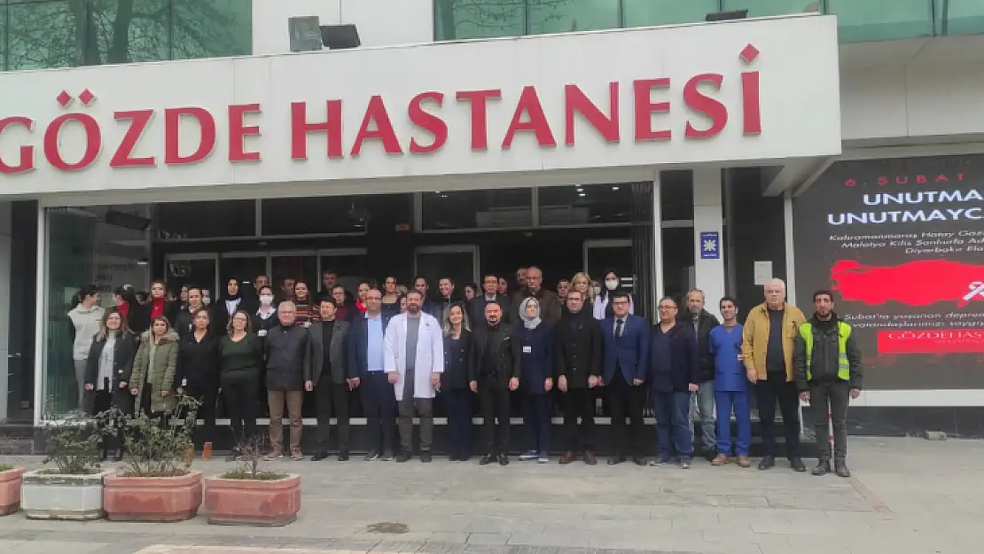 Gözde Hastanesi 6 Şubat'ı unutmadı 