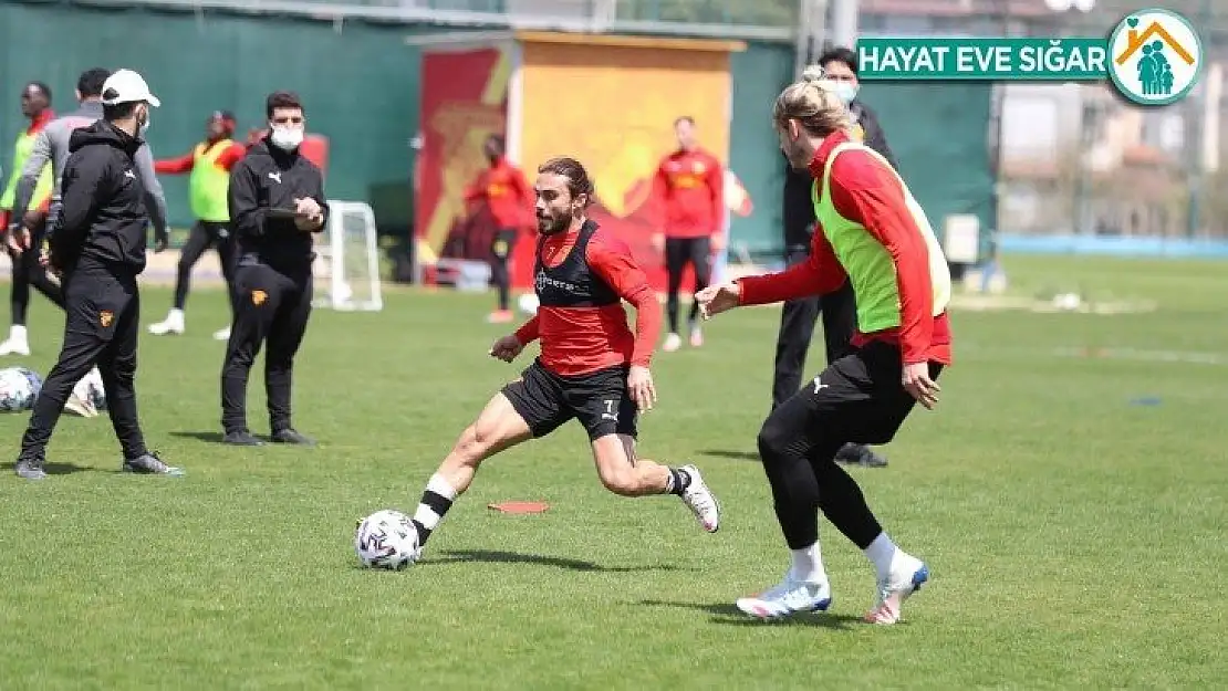 Göztepe, Galatasaray maçı hazırlıklarını sürdürüyor