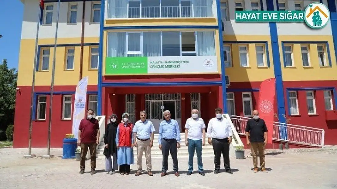 Güder'den Hanımınçiftliği Gençlik Merkezi'ne ziyaret