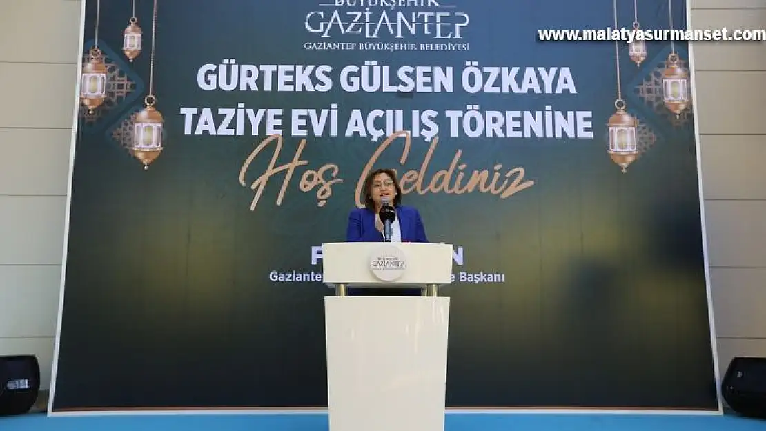 Gülşen Özkaya taziye evi törenle hizmete açıldı