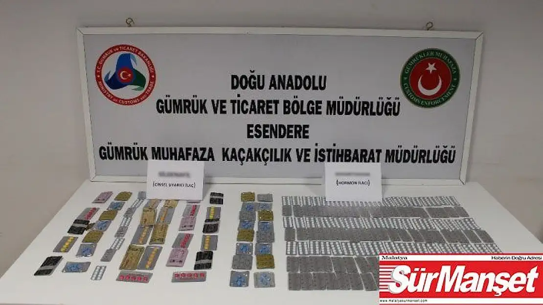Gümrük Muhafaza 24 bin adet kaçak ilaç ele geçirdi