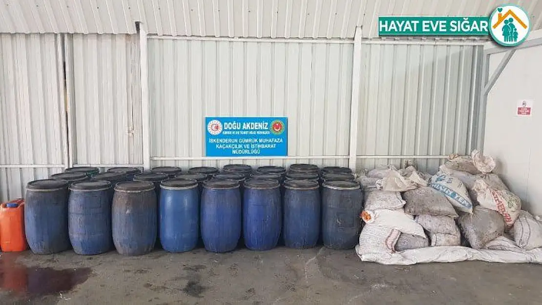 Gümrük Muhafaza ekipleri İskenderun'da 668 litre sahte içki ele geçirdi