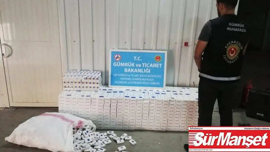 Gümrük muhafaza ekiplerince son 2 haftada 71 bin 500 paket kaçak sigara ele geçirildi