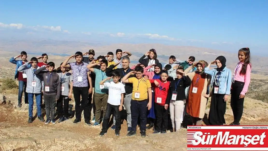 Gümüşhaneli öğrenciler, Harput'tan Mehmetçiğe selam gönderdi