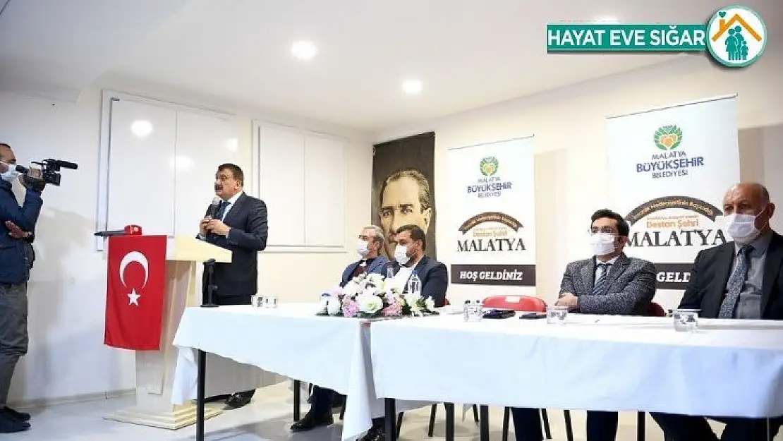 Gürkan, Doğanşehir'de muhtarlarla bir araya geldi