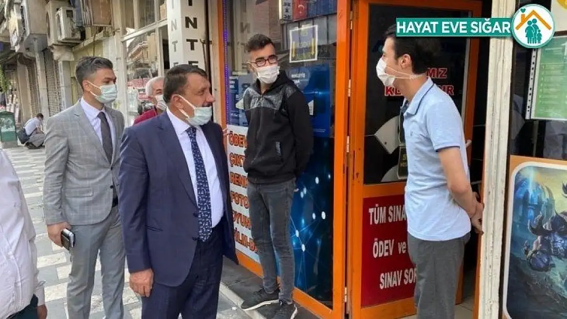 Gürkan, Halfettin Mahallesi esnaflarıyla bir araya geldi