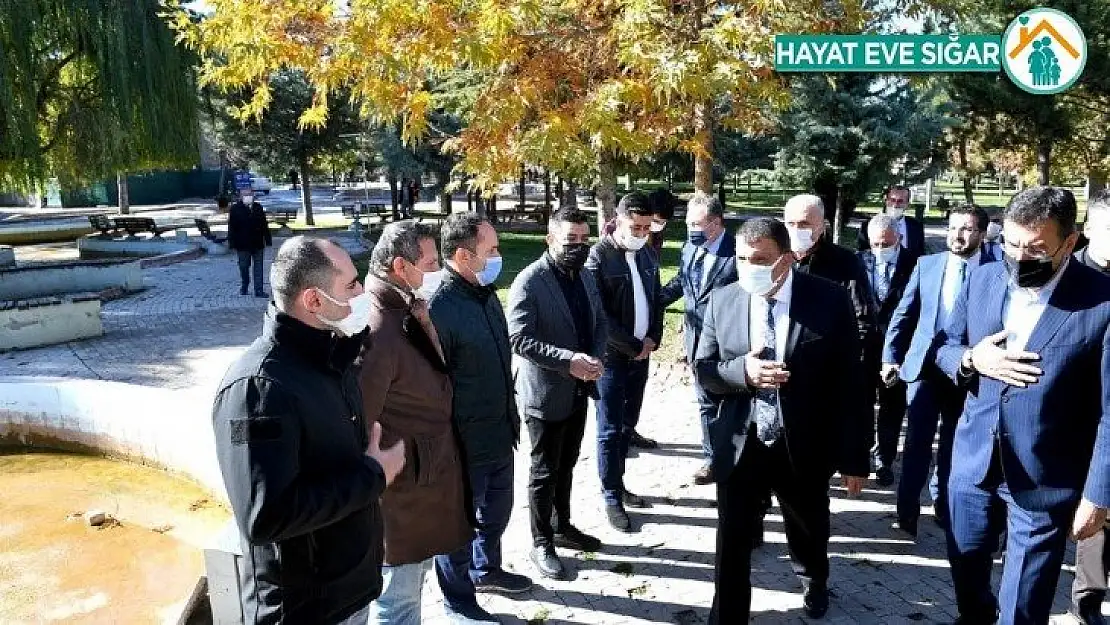 Gürkan, Sümer Park esnaflarının sorunlarını dinledi