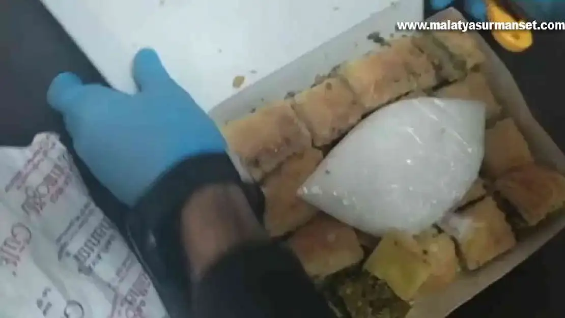 Güvercin kutusu ve baklava paketinden uyuşturucu çıktı