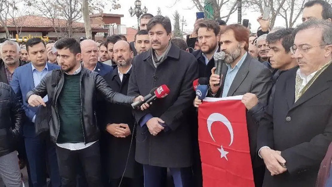 Hacı Bayram Veli Camii'nde İdlib şehitleri için dua edildi