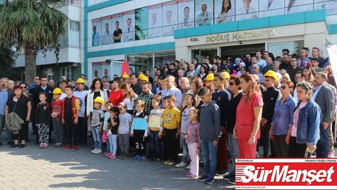 Haciz gelen özel hastane çalışanlarından eylem