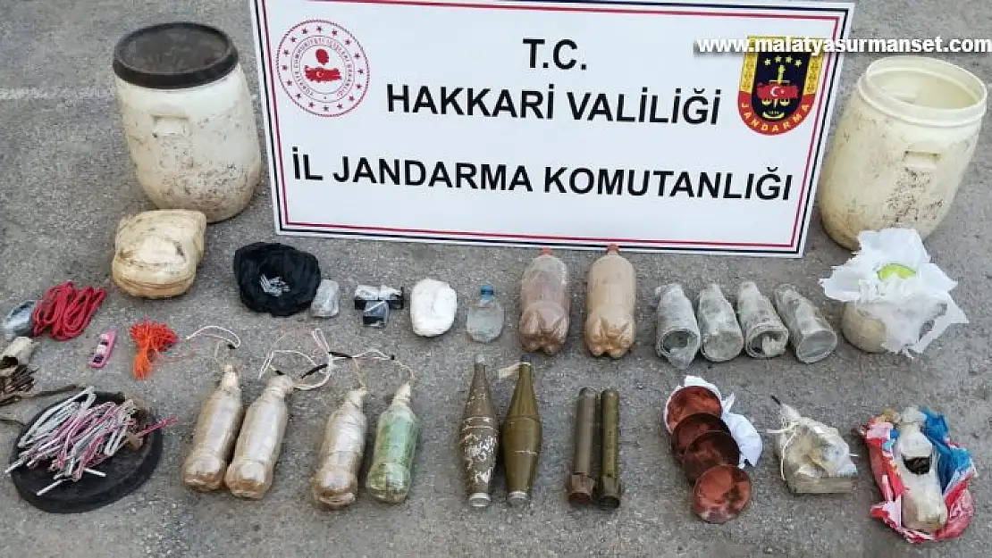 Hakkari'de çok sayıda mühimmat ele geçirildi, 6 örgüt mensubu yakalandı