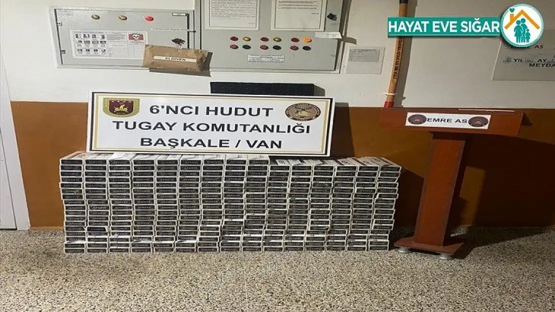 Hakkari ve Van'da kaçak sigara ve uyuşturucu madde ele geçirildi