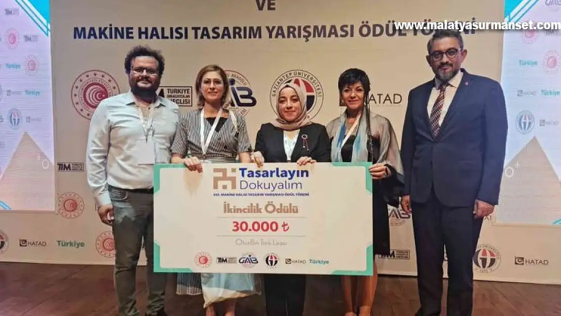 Halı tasarımı programı öğrencisine büyük ödül