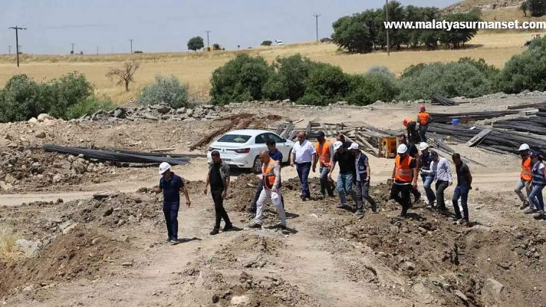 Hani ilçesinde atıksu arıtma tesisinde çalışmalar devam ediyor