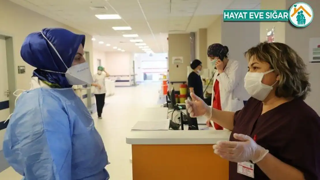 Hastanedeki personele psikiyatri kliniğinden destek