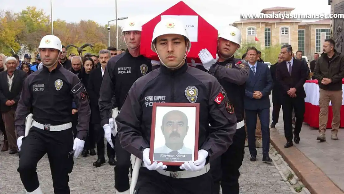 Hayatını kaybeden polis memuru için tören düzenlendi