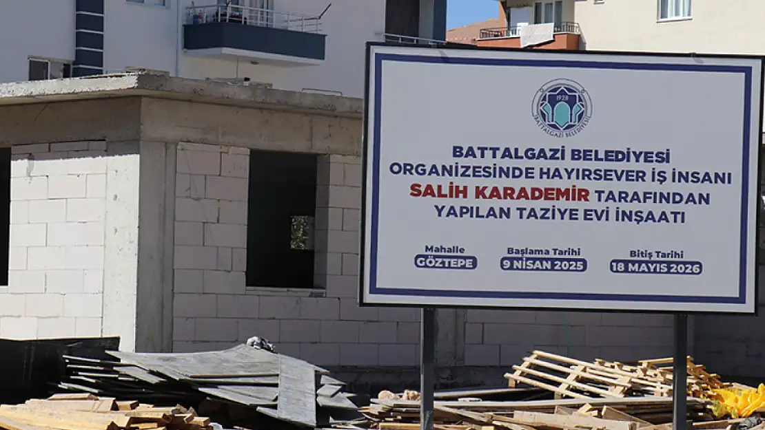 Hayırsever  Salih  Karademir'den  Örnek Davranış 1.000 Kişilik Taziye Evi