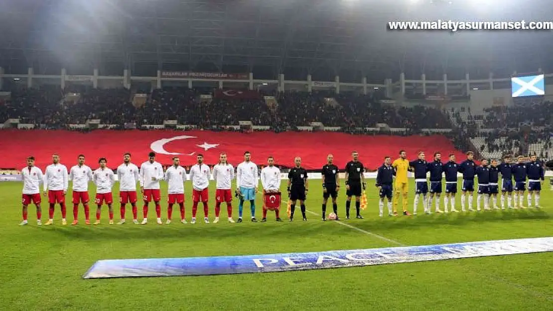 Hazırlık maçı: Türkiye: 1 - İskoçya: 0 (İlk yarı)