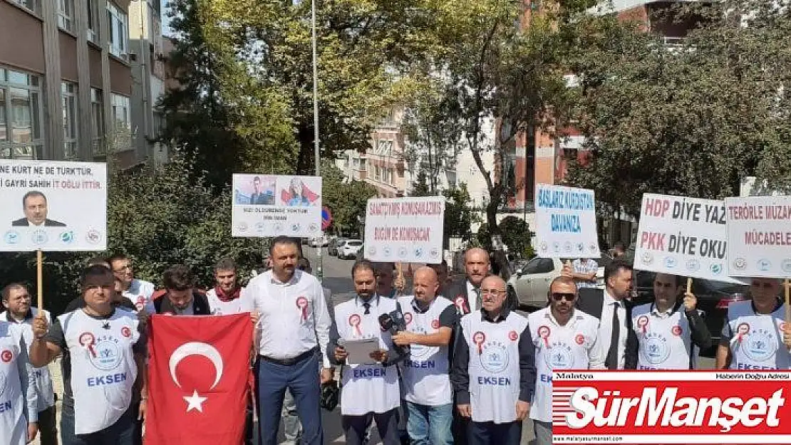 HDP Genel Merkezi önünde Diyarbakır'a destek eylemi