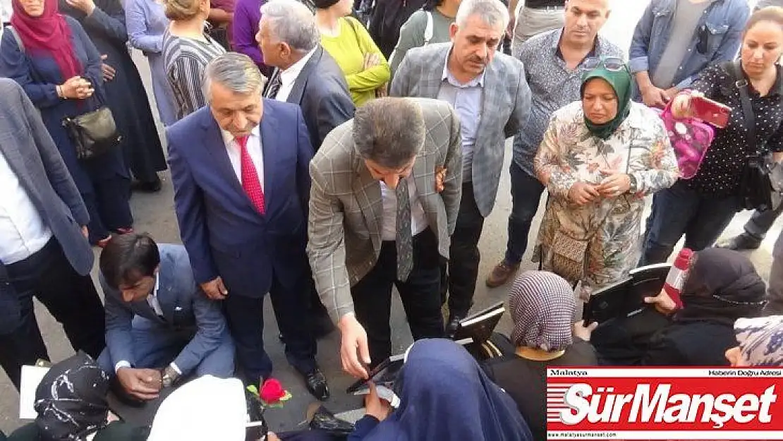 HDP önünde eylem yapan ailelere bir destek de Şırnak'tan