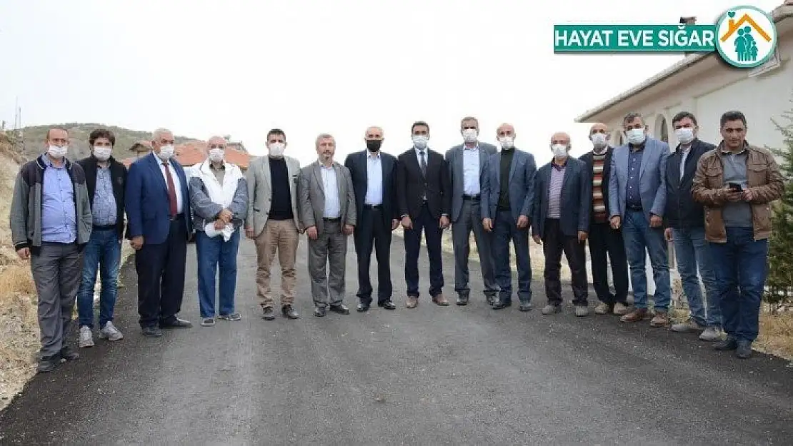 Hekimhan Işıklı Mahallesi'nin 20 yıllık asfalt özlemi giderildi