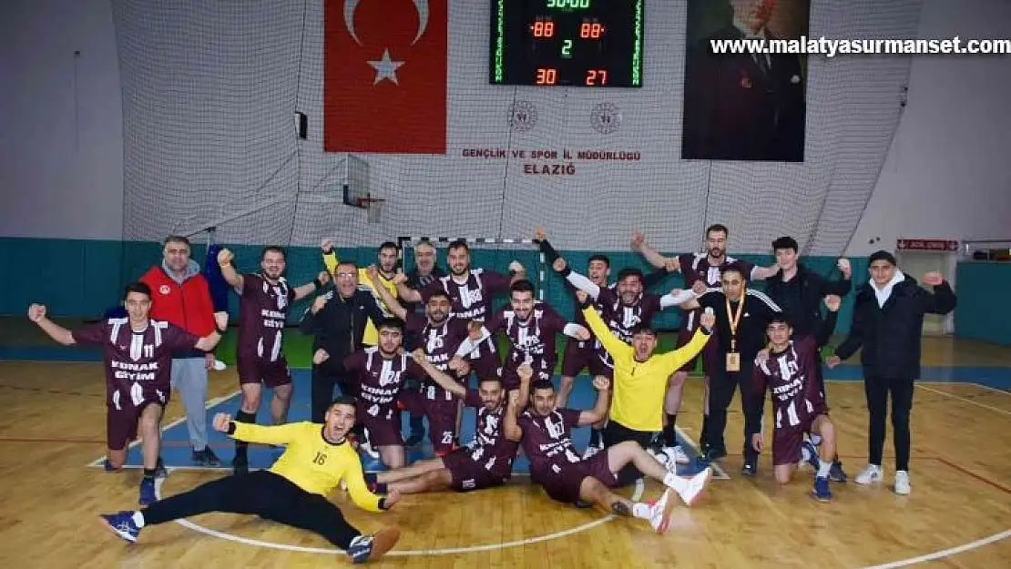 Hentbol 2. Ligi: Elazığ Gençlikspor: 30 - Van Erek Beş Yıldızspor: 27