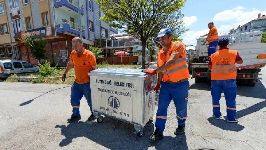 Her mahalleye çöp konteyneri