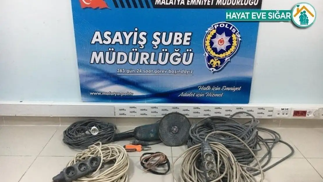 Hırsız kovalamaca ile yakalandı