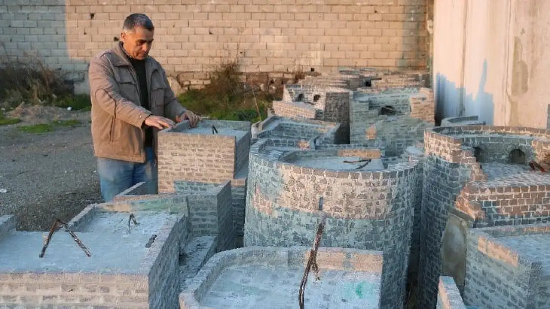 İlkokul mezunu vatandaş, Diyarbakır surlarının minyatürünü yapıyor