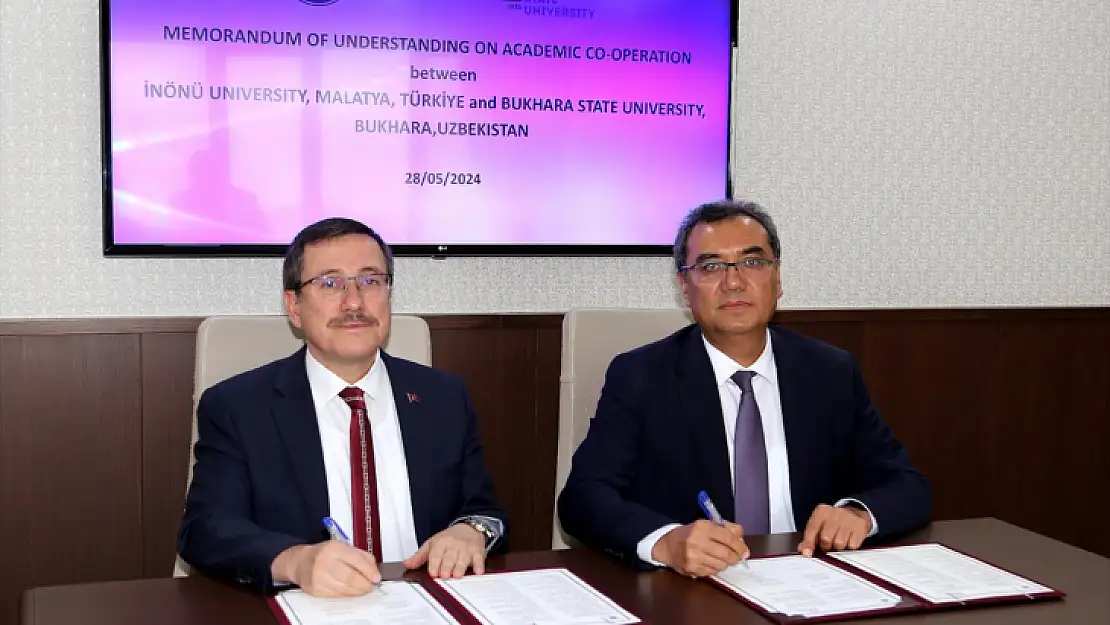 İnönü Üniversitesi İle Buhara Devlet Üniversitesi Arasında İşbirliği Protokolü