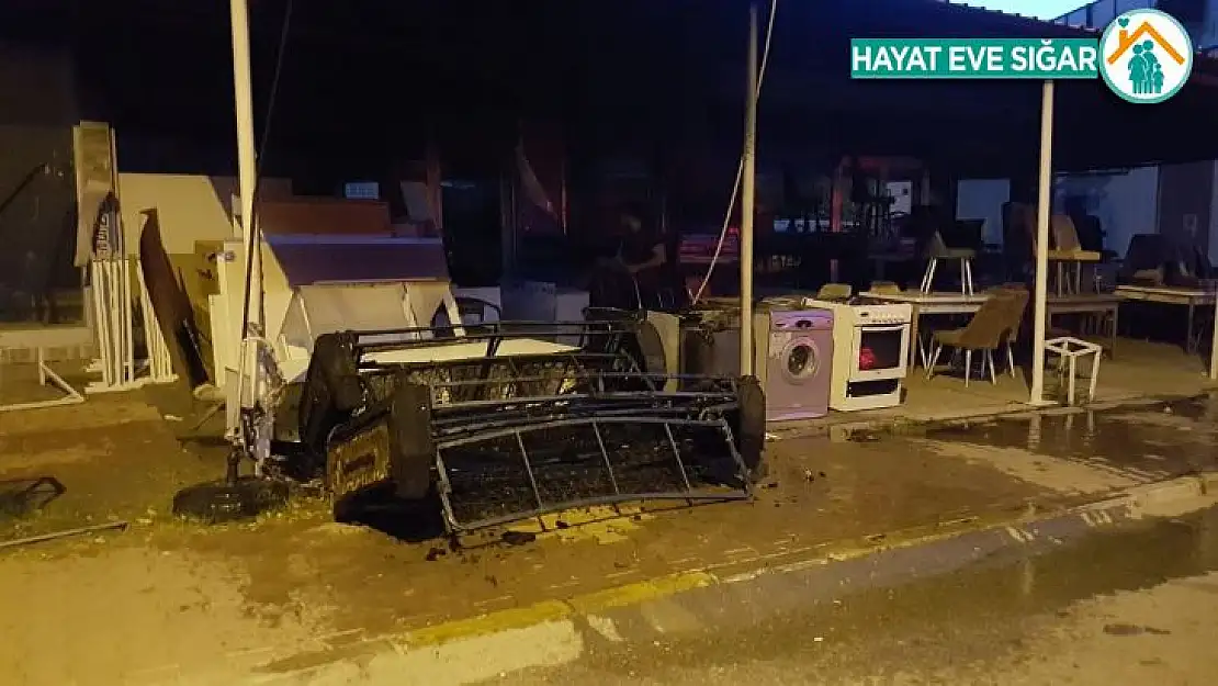 İş yerinde korkutan yangın