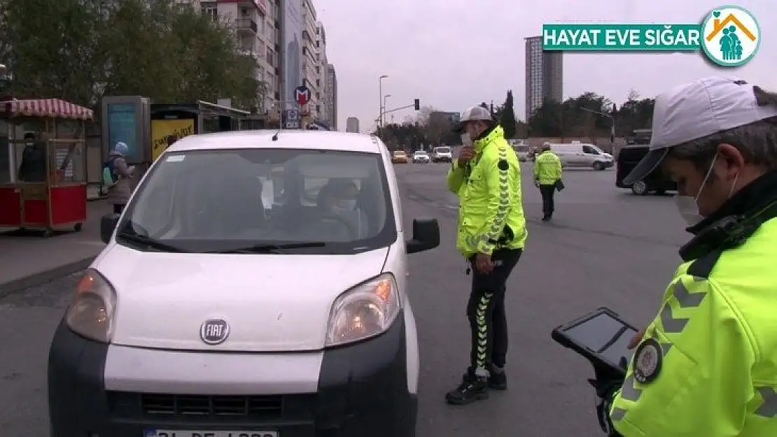 İstanbul'da kısıtlama denetimleri sürüyor