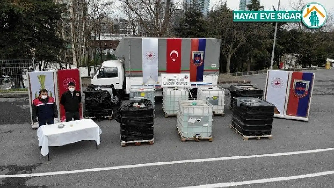 İstanbul'da uyuşturucu imalatında kullanılan 9 ton asetik anhidrit ele geçirildi