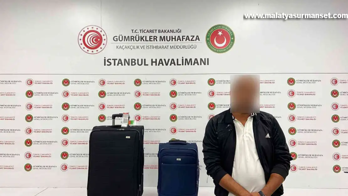 İstanbul Havalimanı'nda valizin demir çubuklarına gizlenmiş kokain bulundu