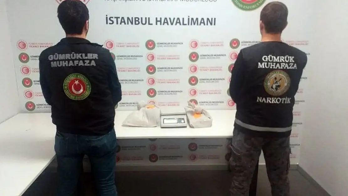 İstanbul Havalimanı'nda 1 buçuk milyonluk kokain operasyonu