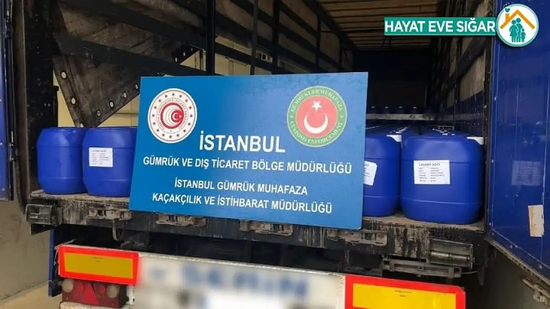 İstanbul ve Hatay'da 85 ton sülfürik asit ele geçirildi