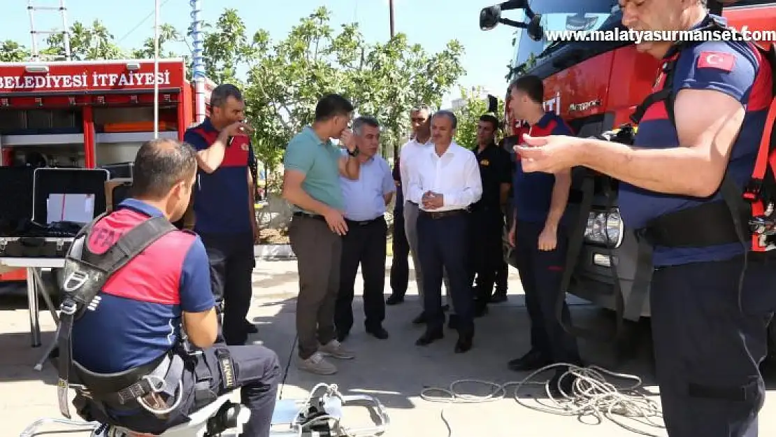 İtfaiye filosuna yeni araçlar eklendi