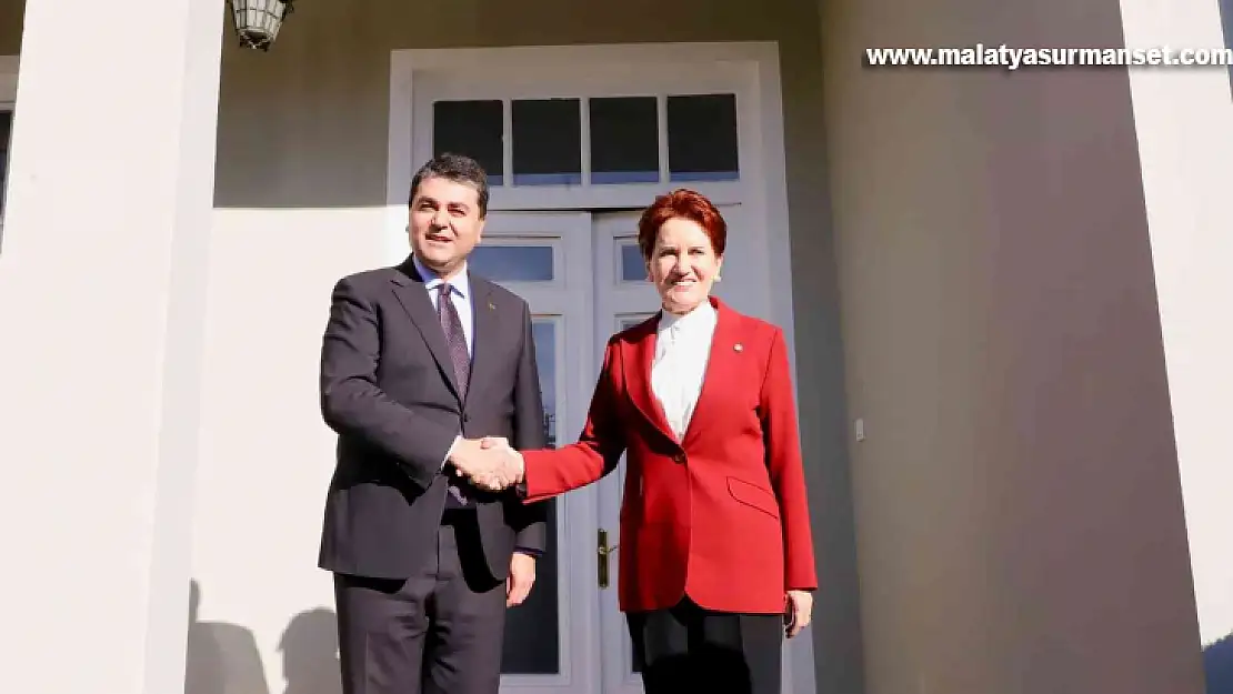 İYİ Parti lideri Akşener'den Demokrat Parti lideri Uysal'a ziyaret