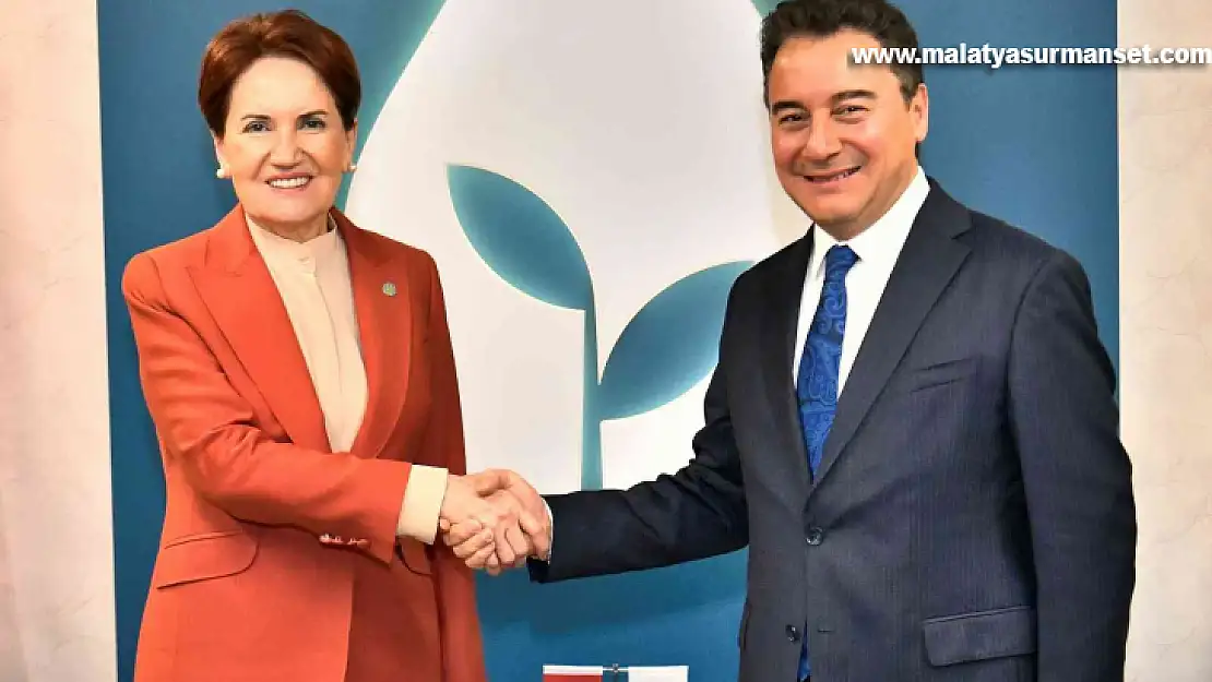 İYİ Parti lideri Akşener, DEVA Partisi Lideri Babacan'ı ziyaret etti