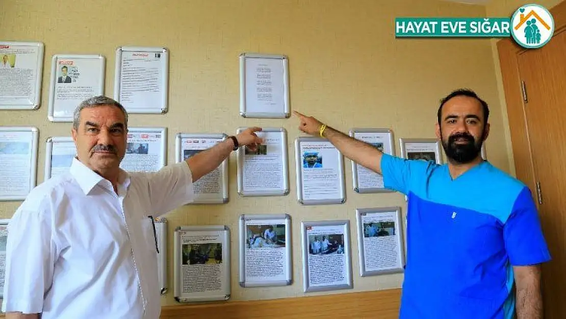 İyileşen hastadan doktoruna şiirli teşekkür