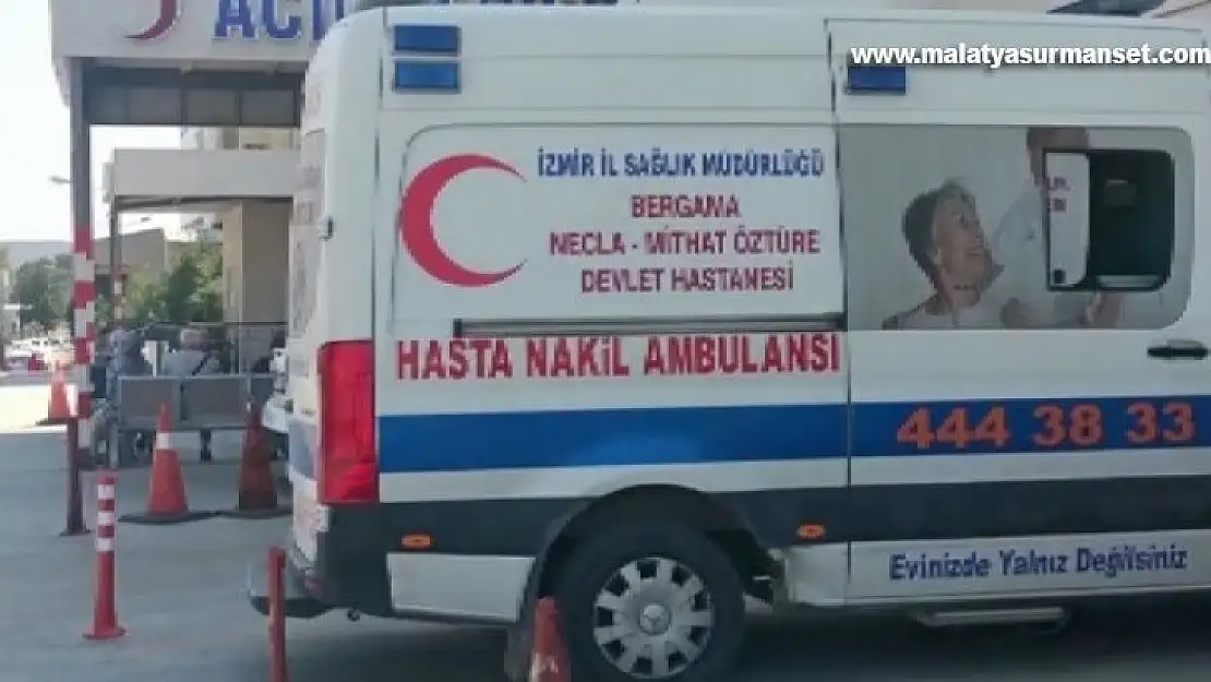 Hastane önünden ambulans çalındı