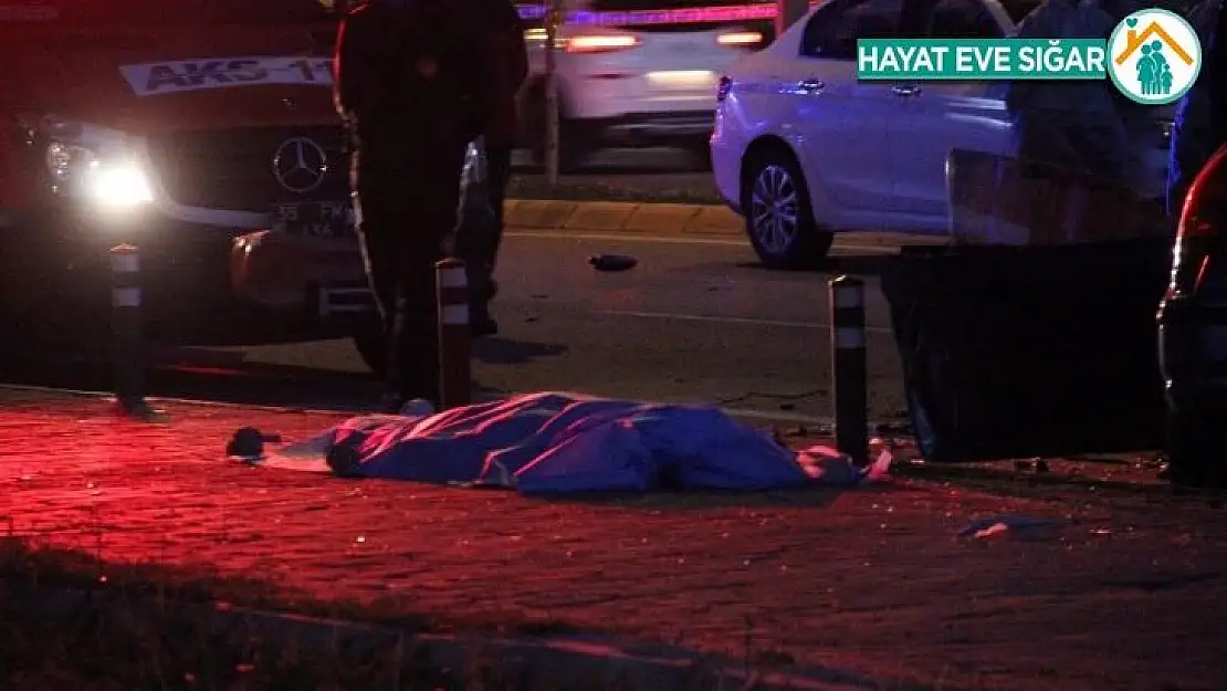 İzmir'de feci kaza: 1 ölü, 2 yaralı