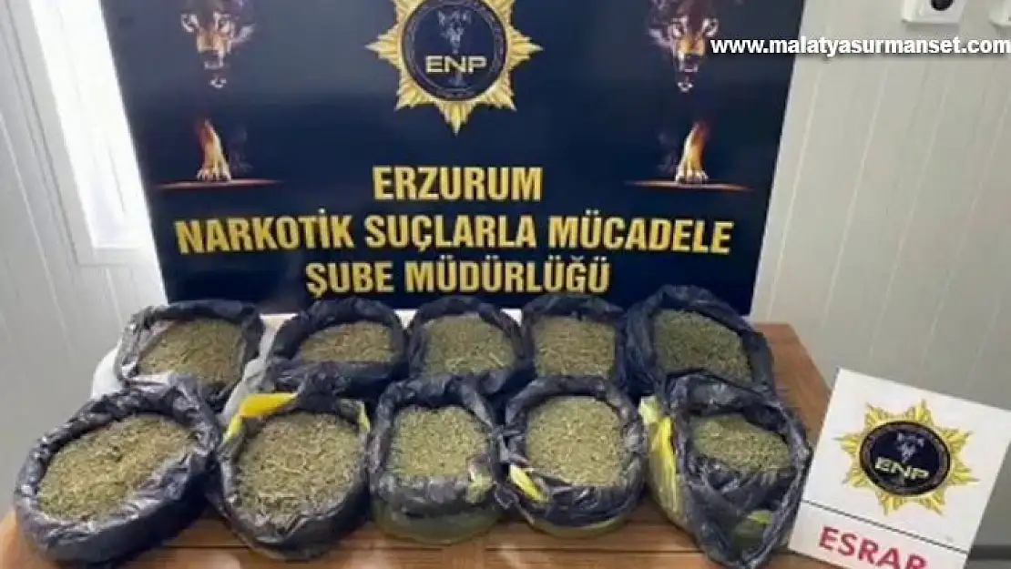 İzne çıkan uzman çavuş valiz içine sakladığı 10 kilo 50 gram uyuşturucu maddesi ile yakalandı