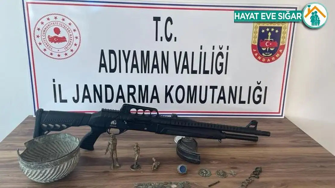 Jandarma Adıyaman'da çok sayıda tarihi eser ele geçirdi