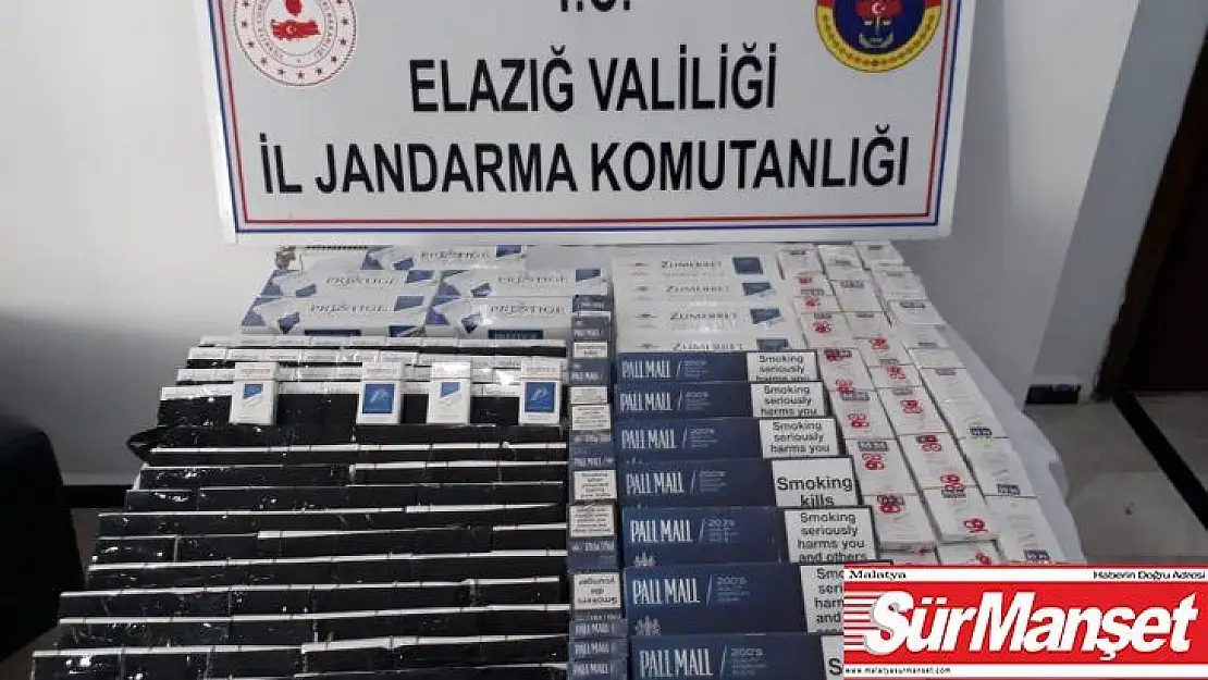 Jandarma ekipleri, tırlara zulanan kaçak sigaraları ele geçirdi