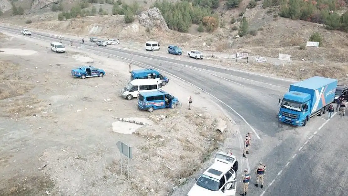 Jandarma ekiplerinden huzur uygulaması