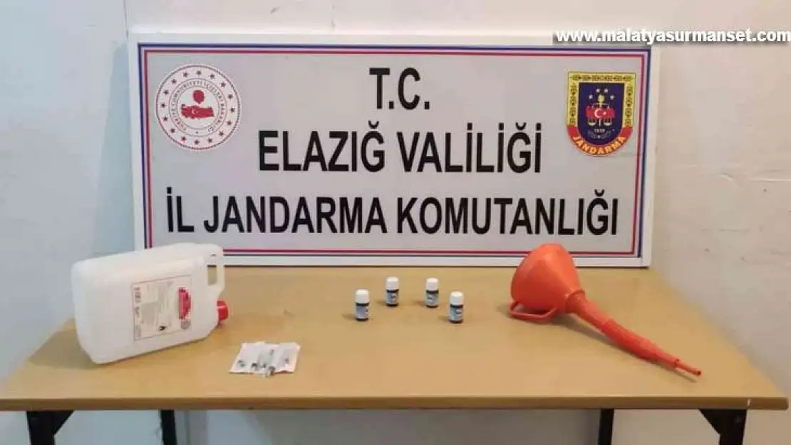 Jandarmadan kaçak içki atölyesi kurulan eve operasyon