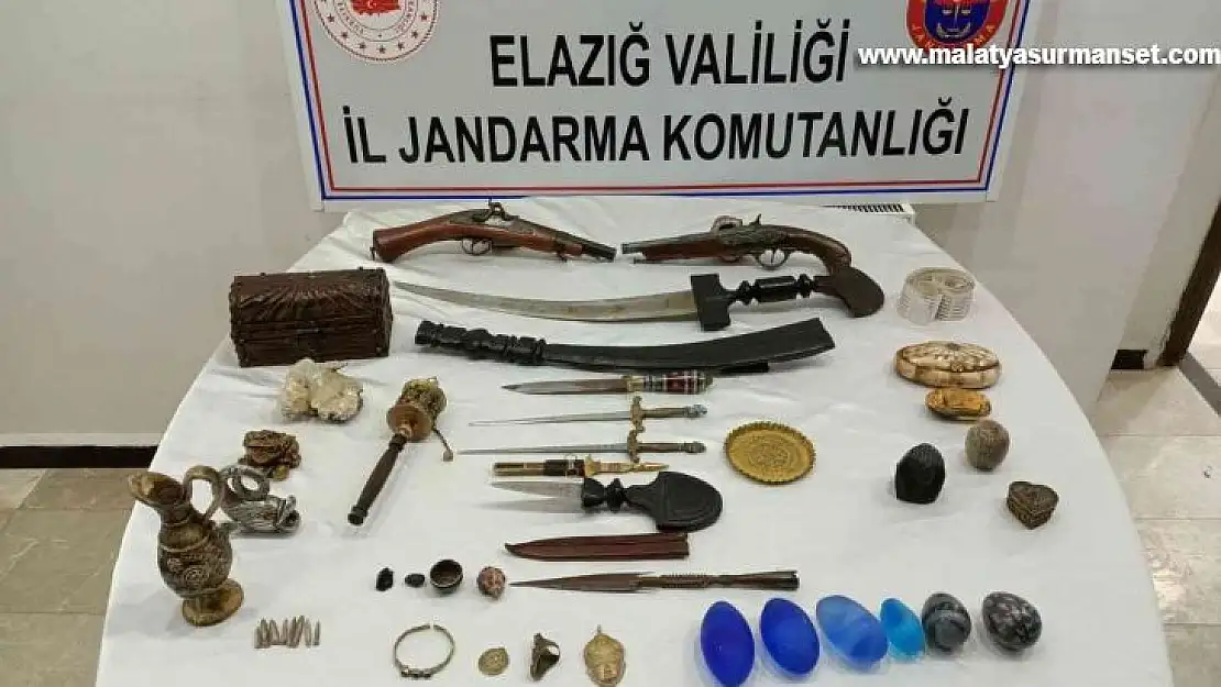 Jandarmadan tarihi eser operasyonu: 102 obje ele geçirildi