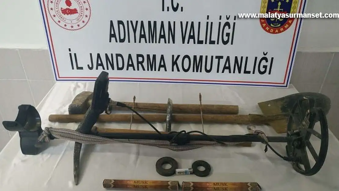 Kaçak kazı yapan şahıslara suçüstü: 5 gözaltı