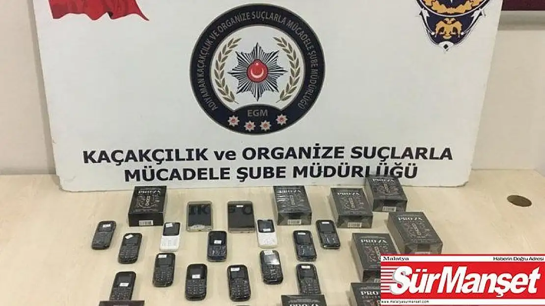 Kaçak telefon ve parfümler ele geçirildi